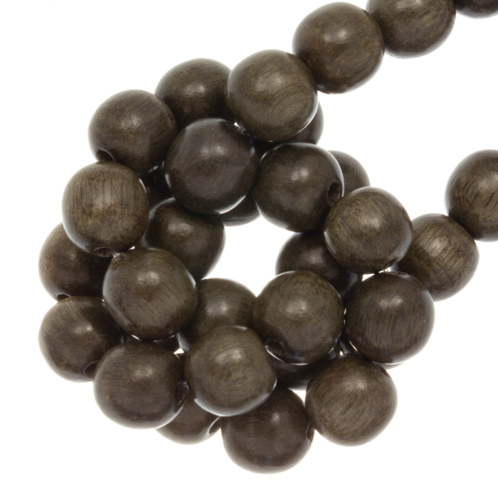Holzperlen greywood runde perlen 6 mm große
