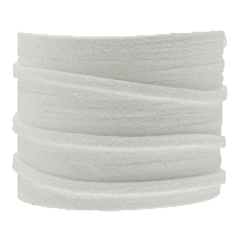 Kunstwildlederband (3 mm / 1.5 mm) White (5 Meter)