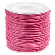Satinkordel (1 mm) Candy Pink (30 Meter)