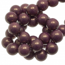 DQ Glasperlen (6 mm) Grapeade (25 Stück)