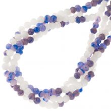 Perlenmischung - Glasperlen (4 mm) Dahlia Purple (195 Stück)