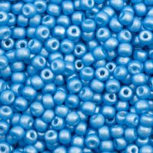 DQ Rocailles (3 mm) Ibiza Blue Pearlshine Mat (15 Gramm)