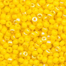 DQ Rocailles (3 mm) Bright Yellow AB (15 Gramm)