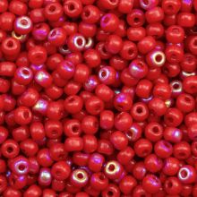 DQ Rocailles (3 mm) Rose Red AB (15 Gramm)