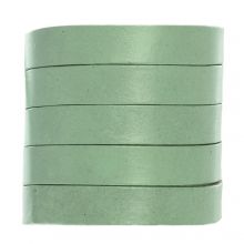 Lederband Breit (10 x 2 mm) Cool Green (1 Meter)