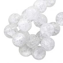 Quarz Crackle Perlen (4 mm) 90 Stück