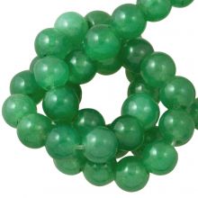 Grüne Jade Perlen (8 mm) 48 Stück