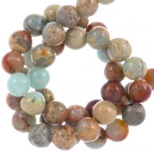 Aqua Terra Jaspis Perlen (4 mm) 90 Stück