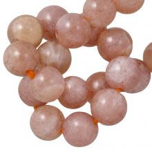 Sonnenstein Perlen (6 mm) 33 Stück