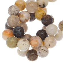 Bambusblatt Achat Perlen (8 mm) 45 Stück