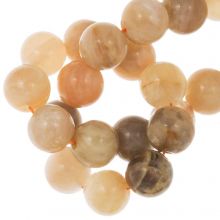 Mondstein & Sonnenstein Perlen (8 mm) 25 Stück