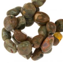 Rhyolit Jaspis Perlen (5 x 8 mm) 50 Stück