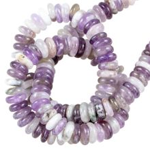 Amethyst Perlen (7 x 2.5 mm) 150 Stück