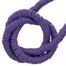 Polymer Perlen (4 x 1 mm) Purple (350 Stück)