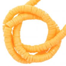 Polymer Perlen (4 x 1 mm) Orange (350 Stück)