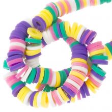 Polymer Perlen (6 x 1 mm) Mix Color Arcade (300 Stück)