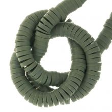 Polymer Perlen (4 x 1 mm) Moss Green (350 Stück)