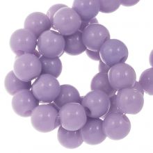 Acrylperlen (8 mm) Pastel Purple (100 Stück)