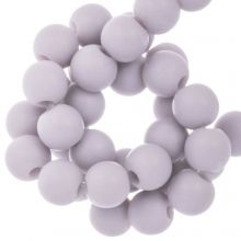 Acrylperlen Matt (6 mm) Pastel Lilac (100 Stück)