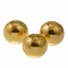 Edelstahl Perlen (4 mm) 18K Gold Plated (25 Stück)