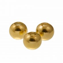 Edelstahl Perlen (2 mm) Gold (50 Stück)