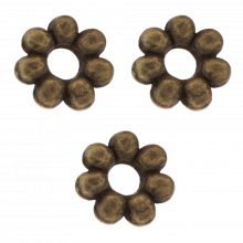 Metallperlen (6 mm) Bronze (40 Stück)