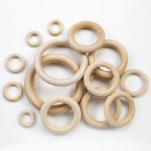 Houten Ringen (70 x 10 mm, gat 50 mm) 10 stuks