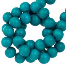 holzperlen azure blau farbe runde perlen 6 mm 