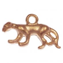 Charm Panther (11 x 3,5 mm) Gold (25 Stück)