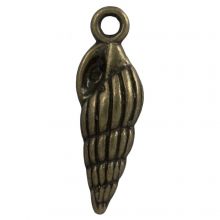 Charm Tritonshorn (24 x 8 x 5.5 mm) Bronze (25 Stück)