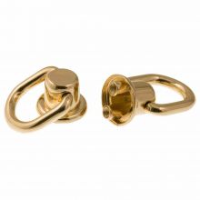 Handyhülle Niete mit Ring (18.5 x 11.5 mm) Gold (1 Stück)