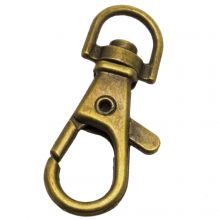 Schlüsselanhänger (34 x 13 mm) Bronze (10 Stück)