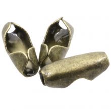 Kugelkettenverschluss (2.4 mm) Bronze (100 Stück)