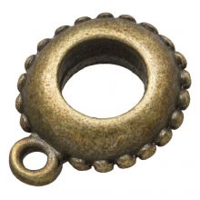 Charmträger (Innenmaß 5.5 mm) Bronze (10 Stück)