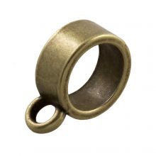 Charmträger (Innenmaß 8 mm) Bronze (10 Stück)