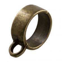 Charmträger (Innenmaß 10 mm) Bronze (10 Stück)
