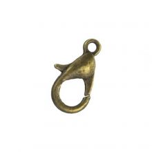 Karabinerverschluss (10 x 6 mm) Bronze (10 Stück)