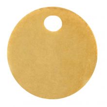 Edelstahl Charm (8 mm) Gold (10 Stück)