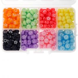 Guyode 8 Pack Acrylperlen Set - Bunte Charms Für Armbänder & DIY Schmuck