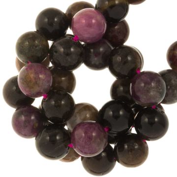 Turmalin Perlen (8 mm) 47 Stück