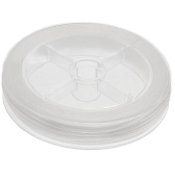 Elastikfaden Rund (0.7 mm) Transparent (25 Meter) 