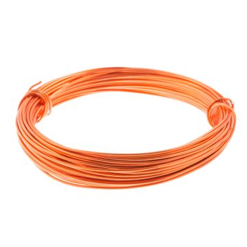 Aluminiumdraht (1 mm) Dark Orange (10 Meter) 