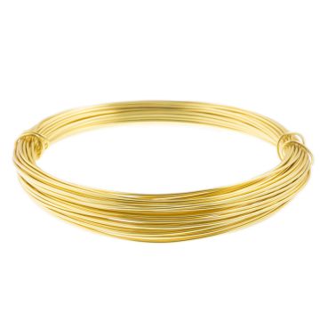 Aluminiumdraht (0.8 mm) Gold (10 Meter) 