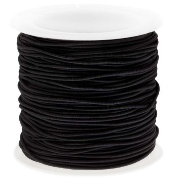 Elastische Kordel (0,8 mm) Black (35 Meter)