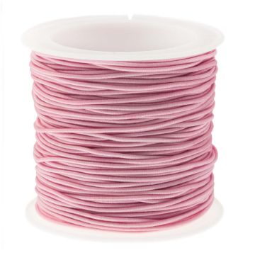 Elastische Kordel (1 mm) Baby Pink (20 Meter)