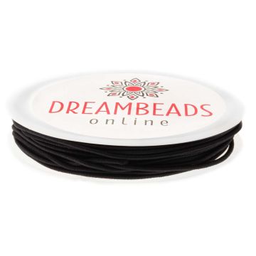 Elastische Kordel (2 mm) Black (5 Meter)