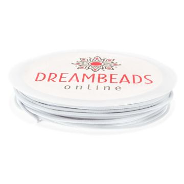 Elastische Kordel (1 mm) White (10 Meter)