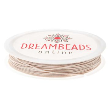 Elastische Kordel (1 mm) Nude (10 Meter)