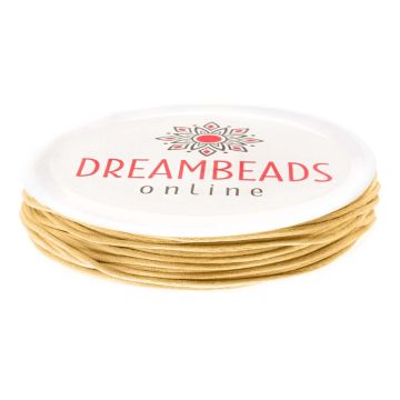 Satinkordel (2 mm) Aztec Gold (8 Meter)