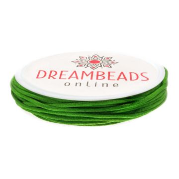 Satinkordel (2 mm) Kelly Green (8 Meter)